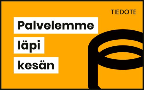 PALVELEMME LÄPI KESÄN