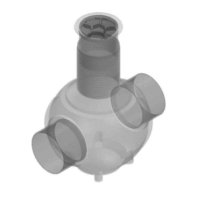 Sadeveden tarkastuskaivo SVTK 1300-500 ROTO