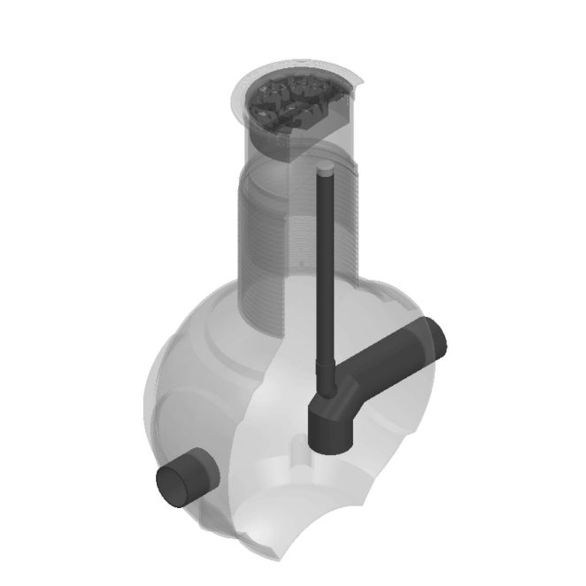 Sadevesikaivo SVK-1300-500-ROTO